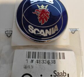 Emblem Saab Scania 9-5 sedan 1998-2000 4833638 original